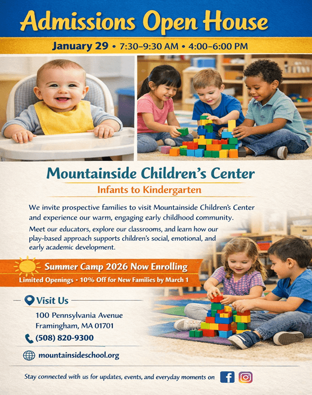 Admissions Open House at Mountainside Children's Center