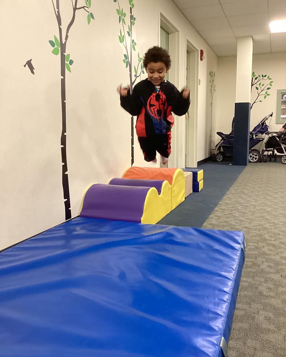 Indoor gym at Mountainside Children's Center