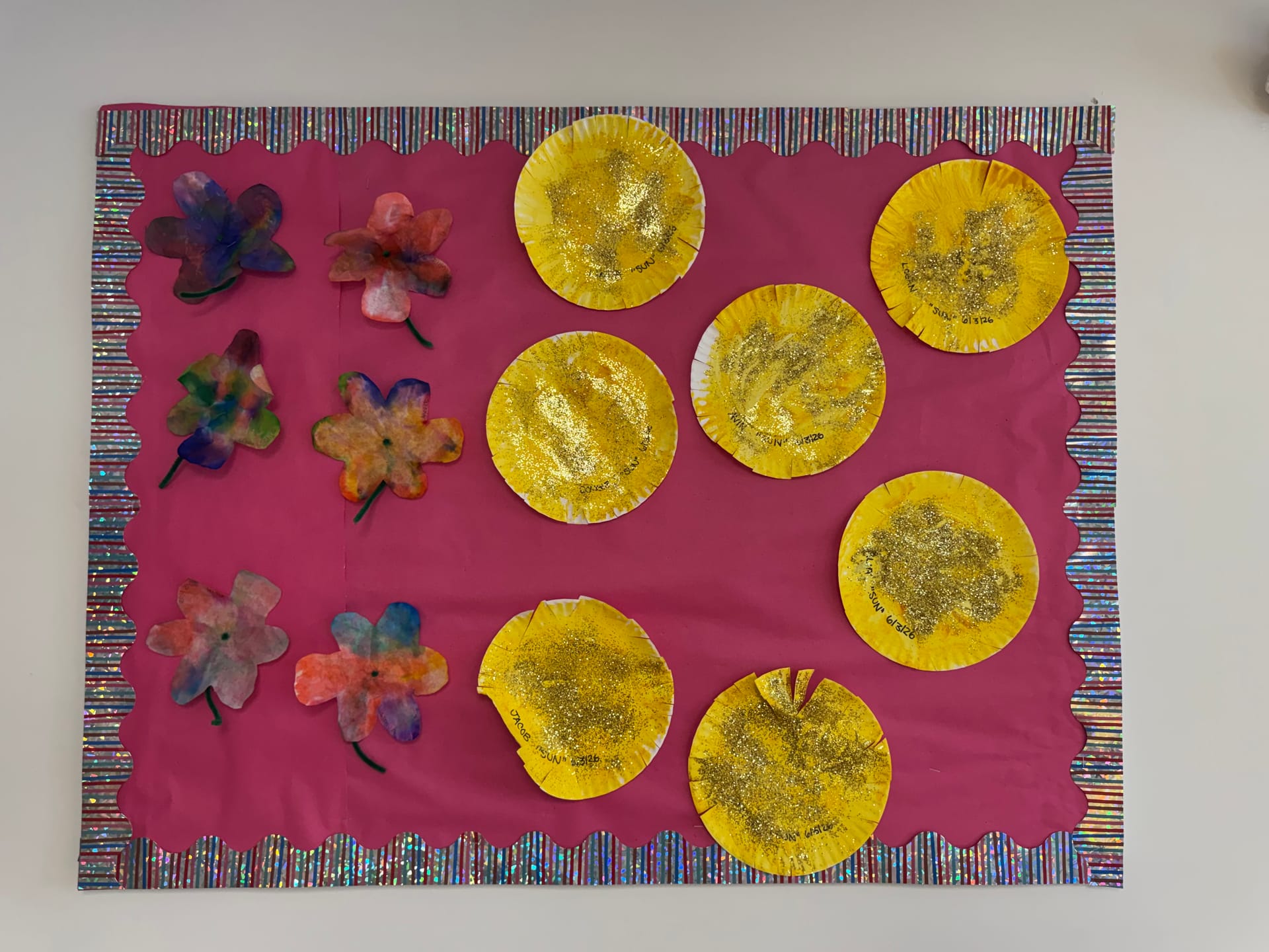 Preschool art and crafts at Mountainside Children's Center