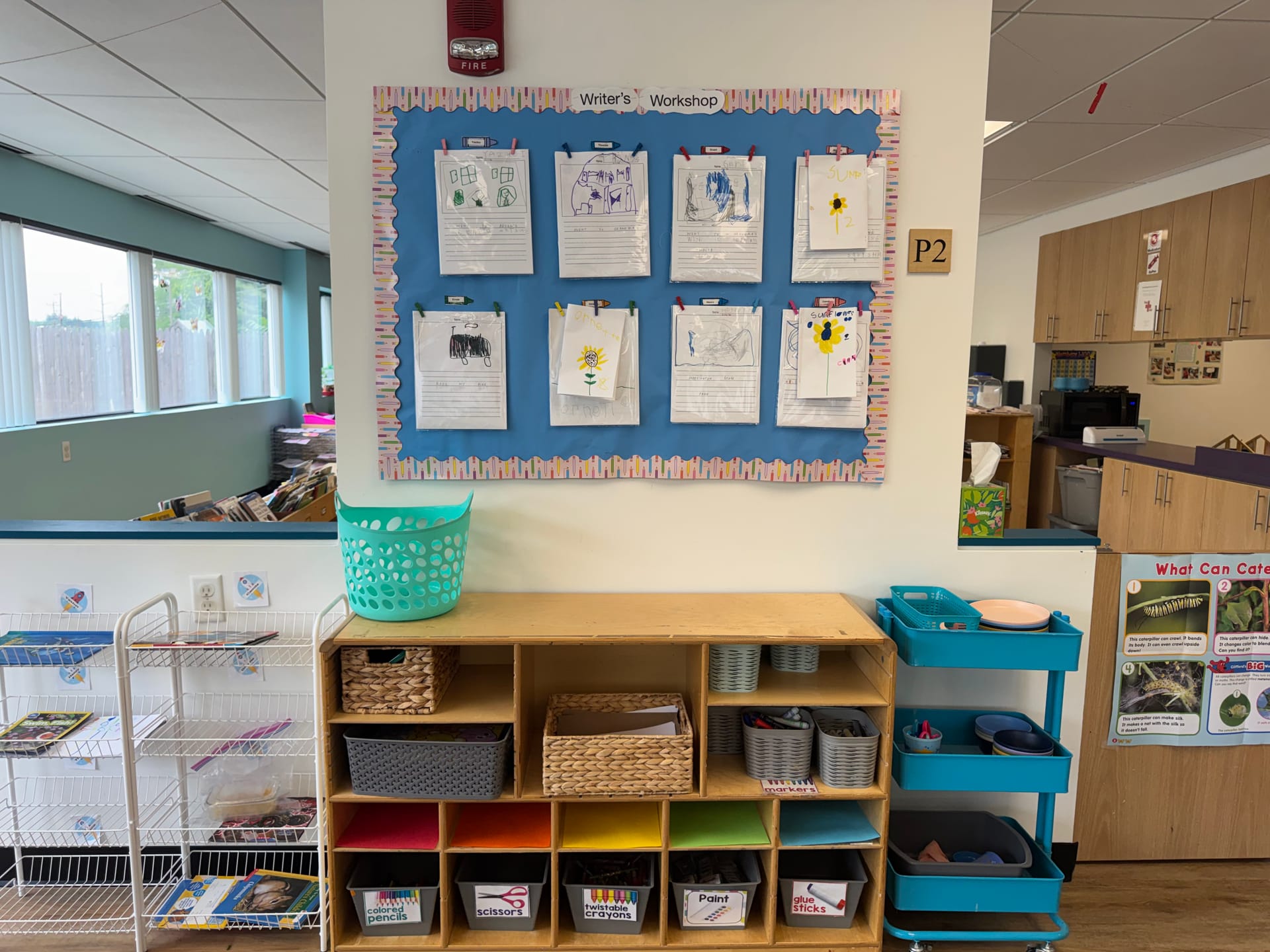 Writers' workshop in our pre-K classroom at Mountainside Children's Center
