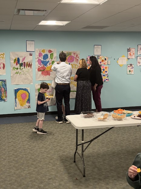 Art exhibit at Mountainside Children's Center